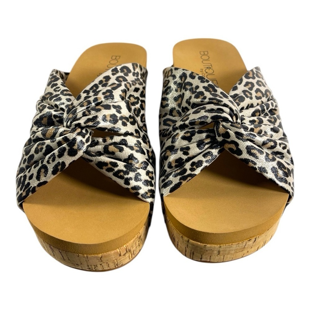 Corkys Leopard Wedge Sandals  Women’s Size 10 - NIB
